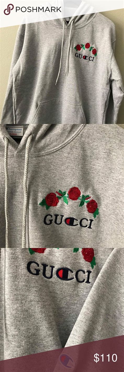 gucci champion hoodie stockx|custom champion hoodie gucci.